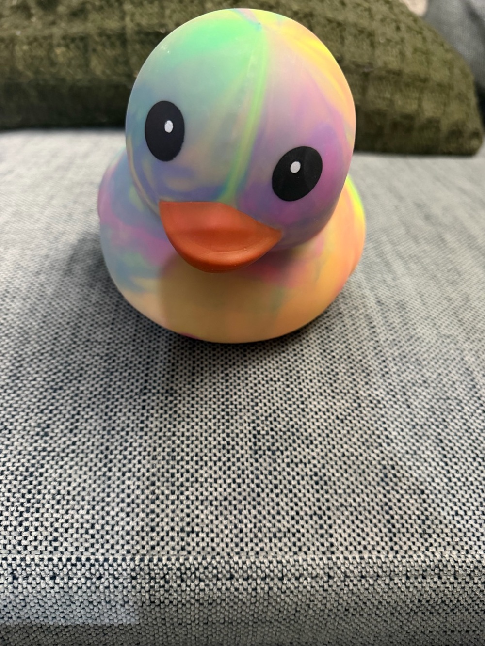 Sunny Days Squeeezy Duck sensory squishy fidget toy rainbow